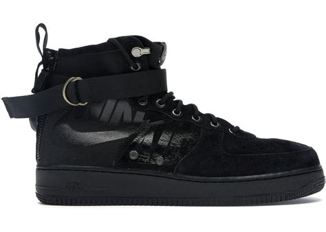 nike herren sf air force 1 mid 917753-008|Nike SF Air Force 1 Mid 'Big Logo' 917753.